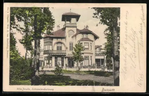 AK Bussum, Villa Jorullo, Schravelandscheweg