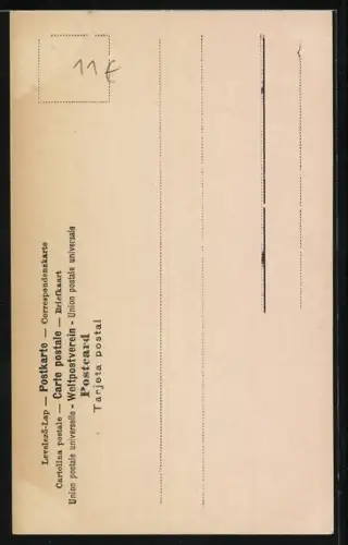 Foto-AK NPG NR: 195, Buchstabe T, Drei Kinder in Trachten