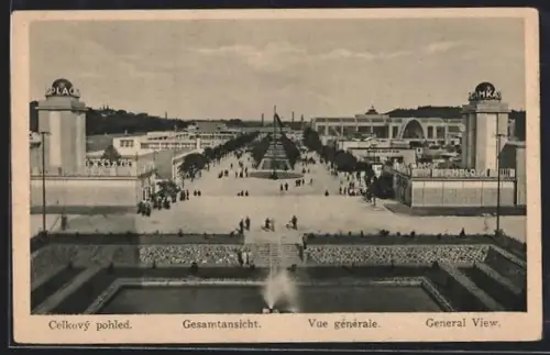 AK Brno, Jubilejni Vystava csl. Kultury 1928, Ausstellung, Gesamtansicht