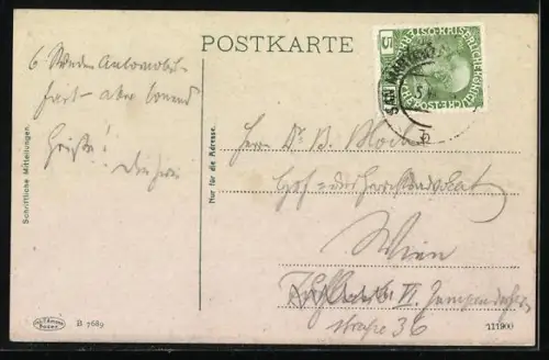 AK S. Martino di Castrozza, Panorama mit Cimon della Pala