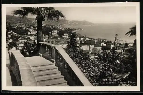 AK S. Remo, Panorama dai giardini Regina Elena