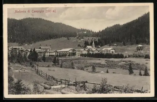 AK Madonna di Campiglio, Teilansicht der Ortschaft