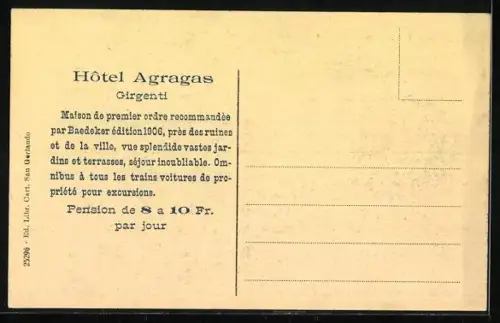 AK Girgenti, Tempio di Castore e Polluce