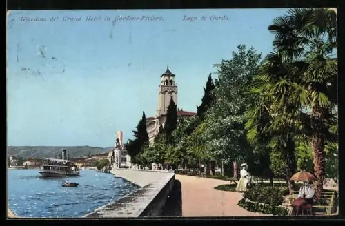 AK Gardone-Riviera, Giardino del Grand Hotel
