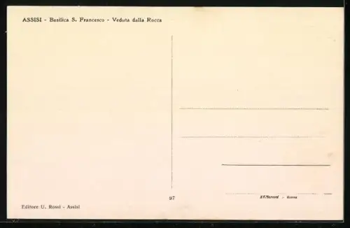 AK Assisi, Basilica S. Francesco, Veduta dalla Rocca