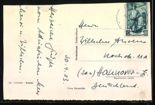 AK Riccione, Panorama dall`Aereo