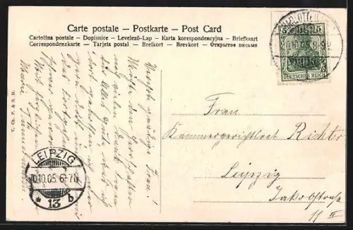 AK Berlin-Charlottenburg, Hardenbergstr., Blick nach der Gedächtnis-Kirche