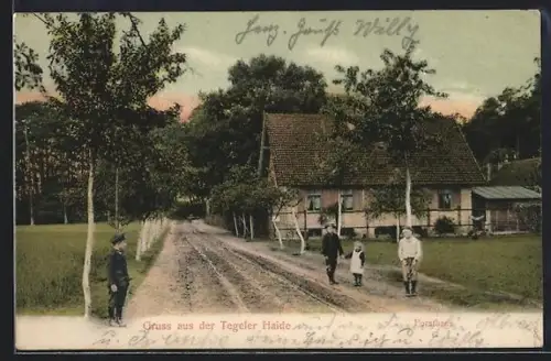 AK Berlin-Tegel, Tegeler Haide, Forsthaus