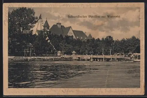 AK Berlin-Wannsee, Schwedischer Pavillon