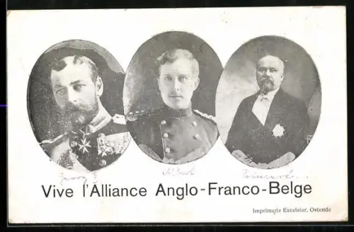 AK Vive l`Alliance Anglo-Franco-Belge