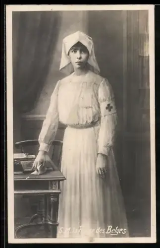 AK S.M. la Reine des Belges