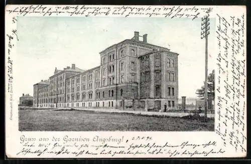 AK Augsburg, Kaserne der Garnison