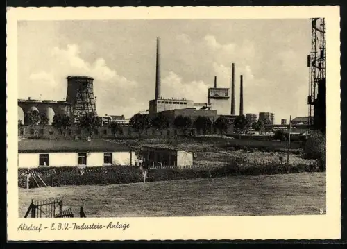 AK Alsdorf / Rheinl., E. B. V.-Industrie-Anlage