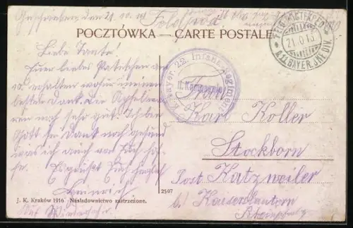 AK Przemysl, Widok ogólny Totalansicht über die Dächer