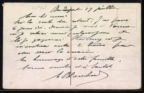 AK Budapest, Kossuth Lajos utca / Kossuth Lajos Gasse