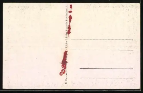 AK Belgrade, L`ancien Palais Royal, Rue Miloche le Grand, Vue sur Zemun prise du Kalemegdane