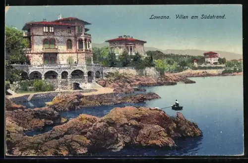 AK Lovrana, Villen am Südstrand