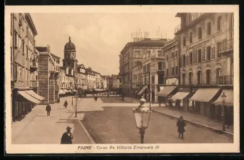 AK Fiume / Rijeka, Corso Re Vittorio Emanuele III