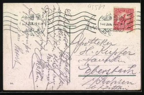 AK Budapest, Stadtwäldchen Burg-Vajda-Hunyad