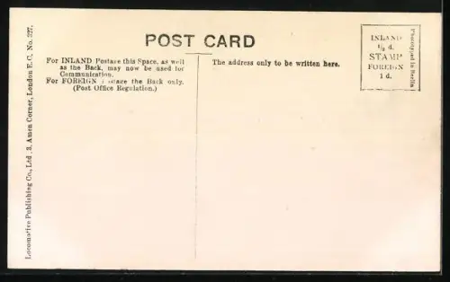 Foto-AK Englische Eisenbahn, Lokomotive No. 254 der C E R