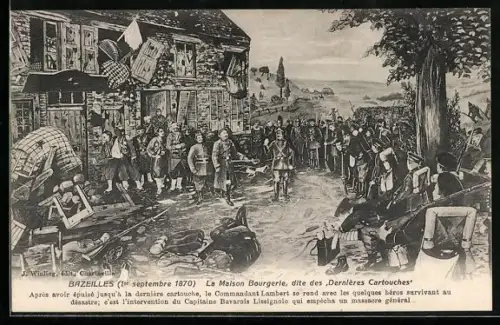 AK Bazeilles, la Maison Bourgerie, dite des Dernleres Cartouches