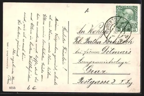 AK Wien, Praterstern, Tegetthoff-Monument und Riesenrad