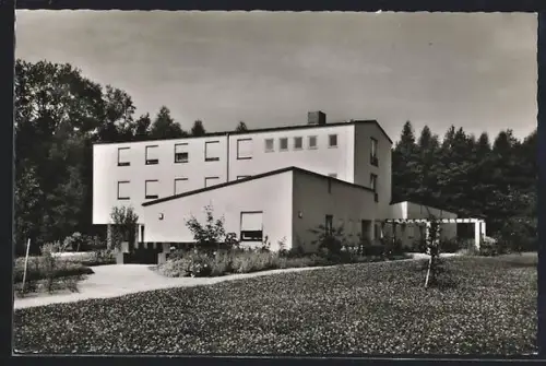 AK Neuendettelsau /Mfr., Ansicht vom Haus der Stille