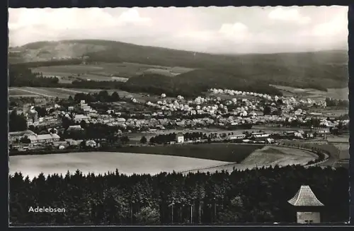 AK Adelebsen, Panoramaansicht des Ortes und umliegender Landschaft