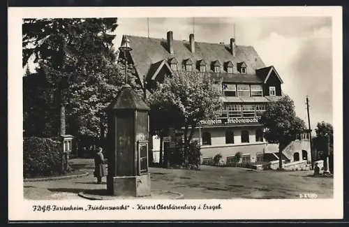 AK Oberbärenburg i. Erzgeb., FDGB-Ferienheim Friedenswacht
