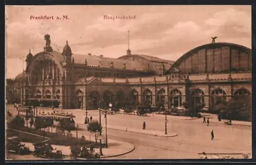 AK Frankfurt a. M., Hauptbahnhof