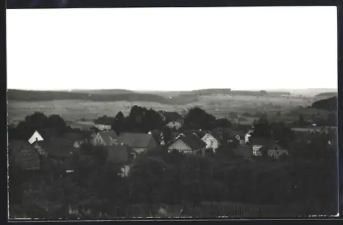Foto-AK Elben /Elberberg, Ortsansicht aus der Vogelschau