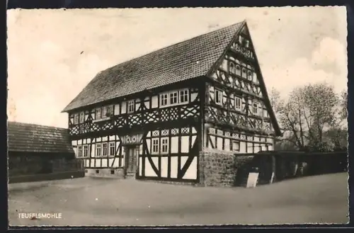 AK Ilbeshausen /O.-Hessen, Gasthaus Teufelsmühle