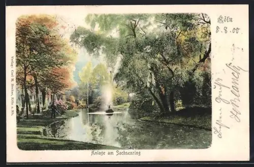 AK Köln-Neustadt, Anlagen am Sachsenring