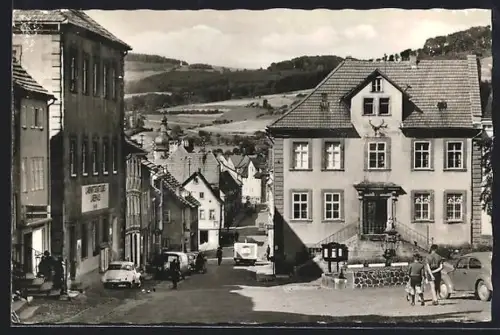 AK Tann /Rhön, Ortspartie mit Lagerhaus