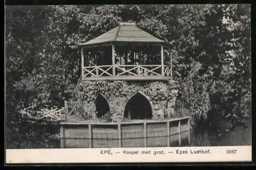 AK Epe, Epes Lusthof, Koepel met grot