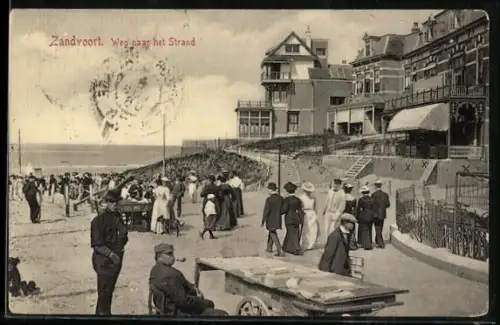 AK Zandvoort, Weg naar het Strand
