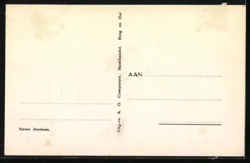 AK Berg en Dal, Gezicht op Beek