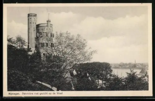 AK Nijmegen, Belvédère met gezicht op de Waal