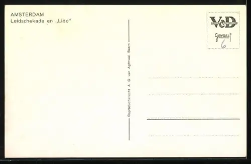 AK Amsterdam, Leidschekade an LIdo