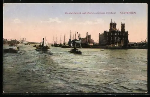 AK Amsterdam, Handelshoofd met Meteorologisch Institut