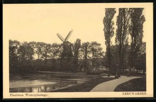AK Leeuwarden, Plantsoen Westerplantage, Windmühle
