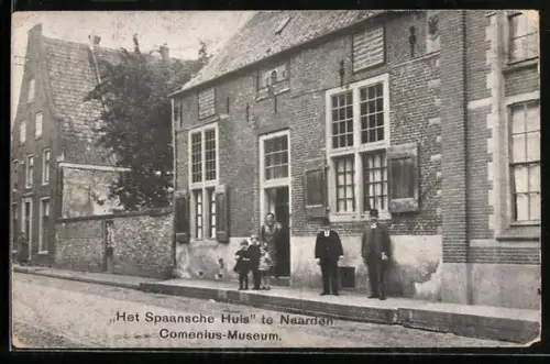 AK Naarden, Het Spaansche Huis, Comenius.Museum