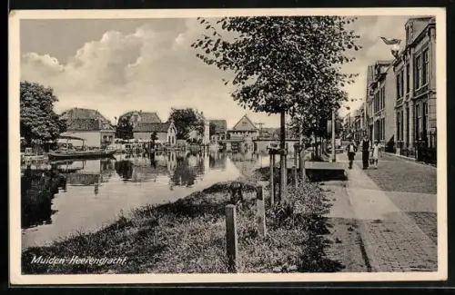 AK Muiden, Heerengracht, Panorama