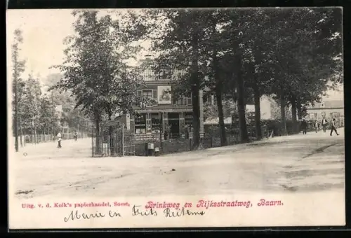 AK Baarn, Brinkweg en Rijkstraatweg