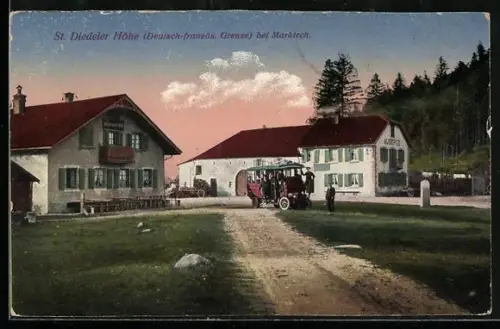 AK St. Diedeler Höhe, Teilansicht mit Auberge