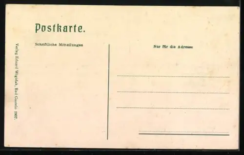 AK Bad Gastein, Grüner Baum im Kötschachtal