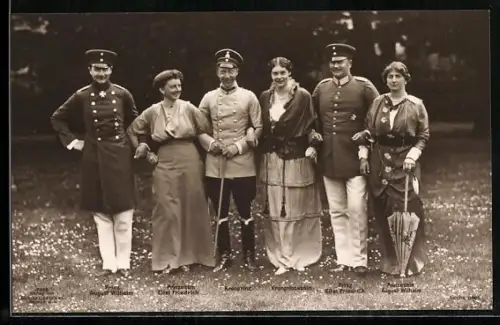 AK Prinz August Wilhelm von Preussen, Prinzessin Eitel Friedrich, Kronprinz