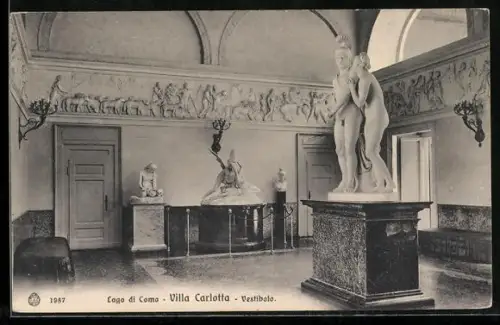 AK Cadenabbia, Lago di Como, Villa Carlotta, Vestibolo