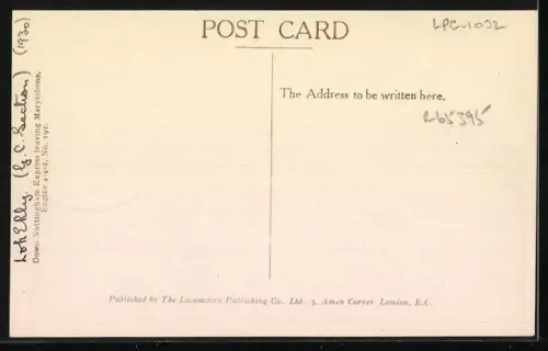 AK Down Nottingham Express leaving Marylebone