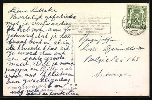 AK Katzen spielen Tennis, vermenschlichte Tiere